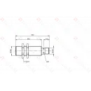 Индуктивный датчик Balluff BES M18MI-PSC70B-S04G-W01