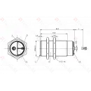 Емкостной датчик Balluff BCS M30B4I1-POC15D-EP02